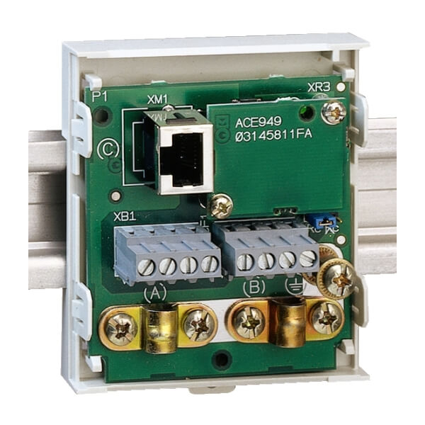 Модуль связи АСЕ 850FO, 59659, оптический (IEC 61850) с кабелем для подключения