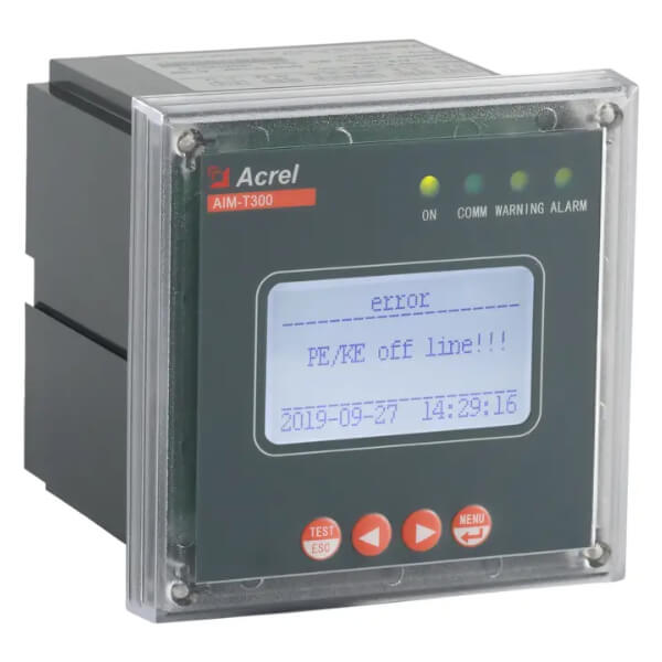 Реле контроля изоляции Acrel-Electric AIM-T300, DC 0...480 В; AC 0...480 В, 1...5000 Ом