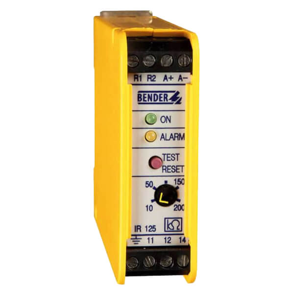 Реле контроля изоляции Bender IR125Y-4, B91023005, DC 19.2...308 В; АС 19.2...265 В, 10...200 Ом