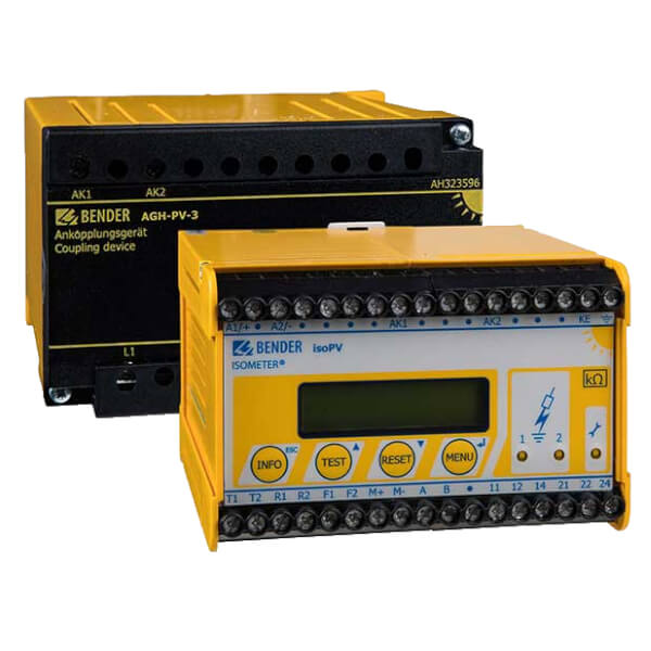 Реле контроля изоляции Bender isoPV-335, B91065131W, 3(N)AC 0...793 В; DC 0...1100 В, 0.2...100 Ом