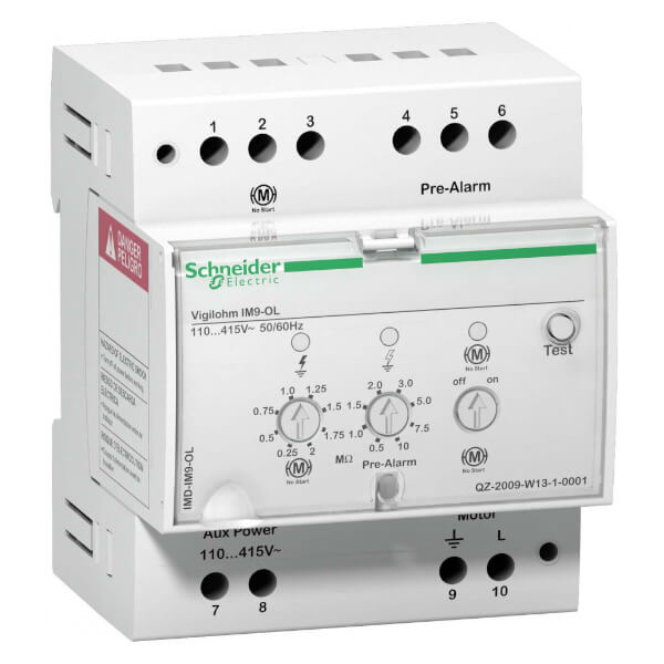 Реле контроля изоляции Schneider Electric IMD-IM9-OL, Обесточенная сеть, 250...10000 Ом