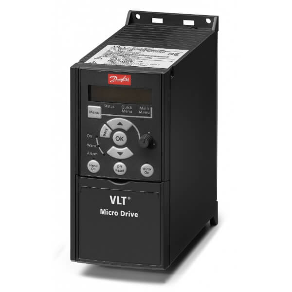 Преобразователь частоты Danfoss VLT Micro Drive FC-051P2K2T4E20H3BXCXXXSXXX, 2.2 кВт, 5.3А, ~380/480В