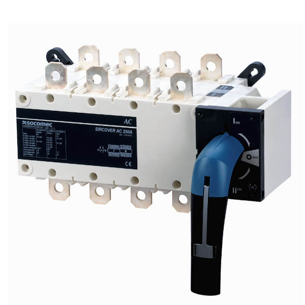 Реверсивный рубильник Socomec SIRCOVER 41AC 4020 200А 4P