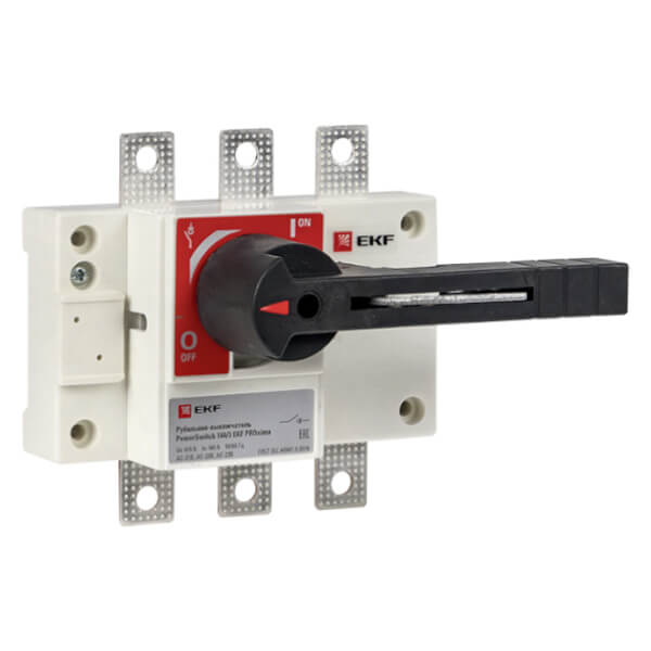 Рубильник-выключатель 160A 3P для прямой установки PowerSwitch EKF PROxima