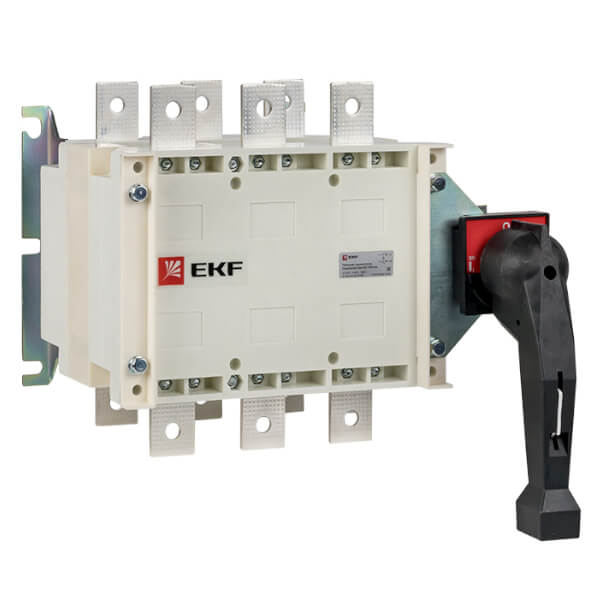 Рубильник-переключатель 630A 3P для прямой установки PowerSwitch EKF PROxima